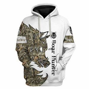 3D Boar Hunter Custom Tshirt Hoodie Apparel