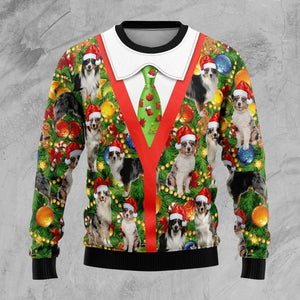 Australian Shepherd Xmas Pine Ugly Christmas Sweater,Christmas Ugly Sweater,Christmas Gift,Gift Christmas 2022