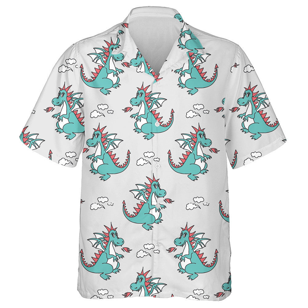 Dragons Cartoon gleoite Scamall Deataigh Agus Tine Léine Haváís, Bronntanas Léine Haváíais, Bronntanas Nollag