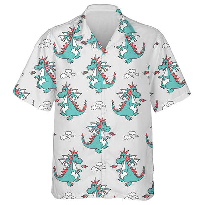 Dragons Cartoon gleoite Scamall Deataigh Agus Tine Léine Haváís, Bronntanas Léine Haváíais, Bronntanas Nollag