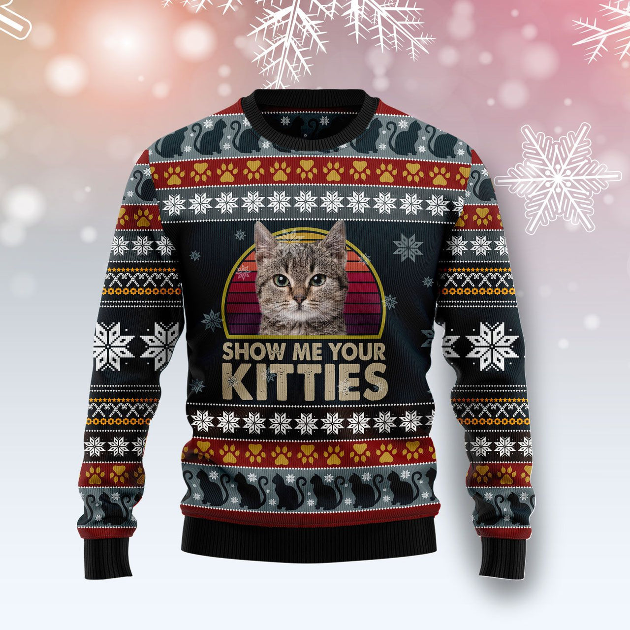Cat Show Me Your Kitties Ugly Christmas Sweater,Christmas Gift,Gift Christmas 2022