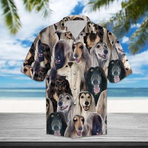 Afghan Hound Hawaiian Shirt Summer, Hawaiian Shirt Gift, Christmas Gift