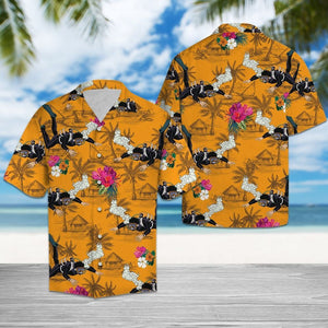 All About Scuba Diving Tropical Flowers Pattern Hawaiian Shirt, Hawaiian Shirt Gift, Christmas Gift