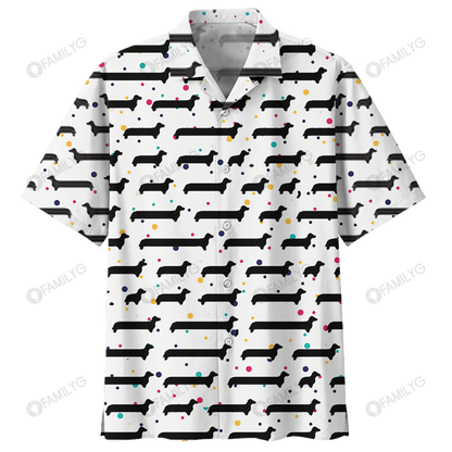 Léinte Madraí Weiner - Léine Haváíais Dachshund, Bronntanas Léine Haváíais, Bronntanas Nollag