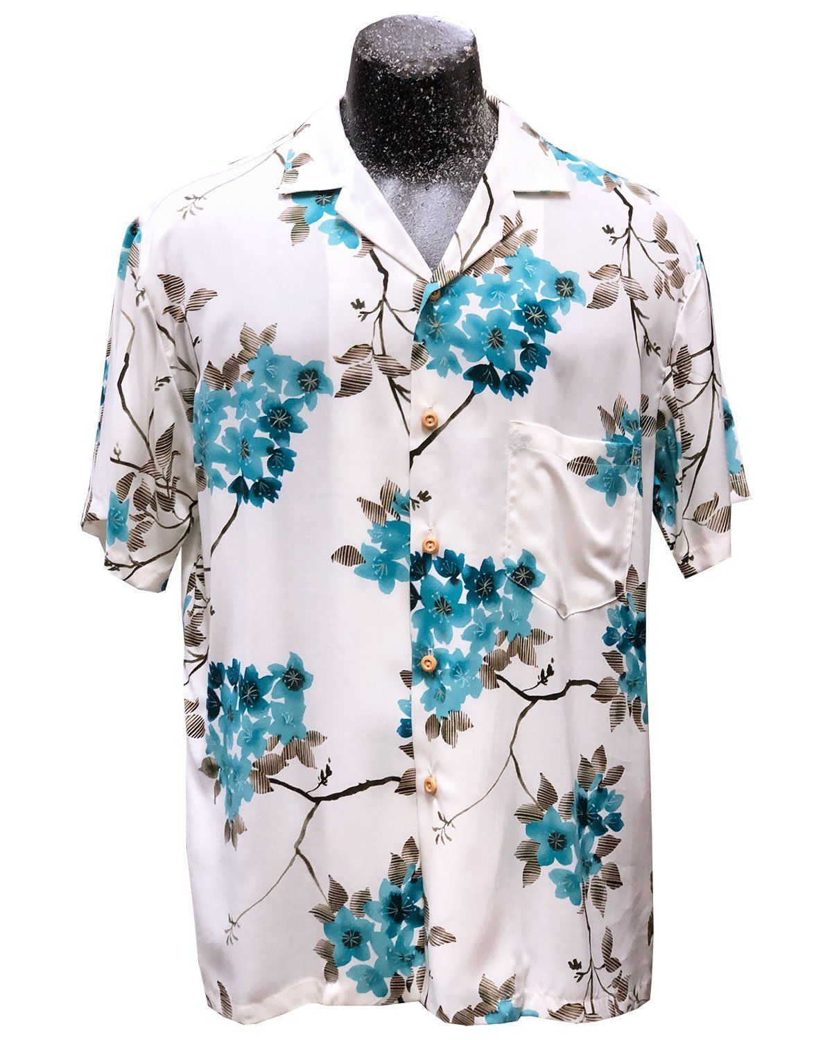 Léine Aloha Haváís Sakura Muinchille Gearr Trá Haváíais, Bronntanas Léine Haváíais, Bronntanas Nollag