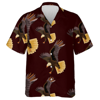 Iolar Eitilte Scoilte Ar Chúlra Dorcha Dearg Léine Haváíais, Bronntanas Léine Haváíais, Bronntanas Nollag