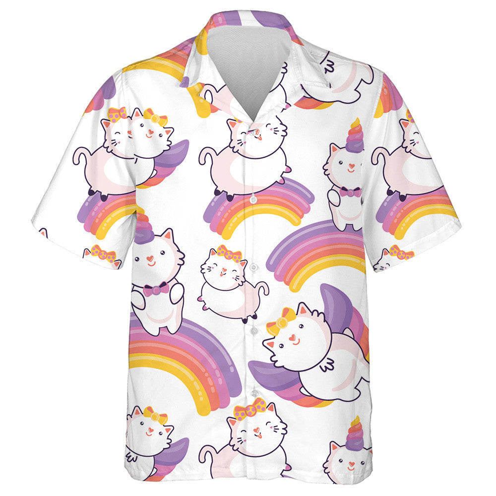 Cat gleoite le Cúlra Adharc agus Eireaball Aonbheannaigh Léine Haváí, Bronntanas Léine Haváís, Bronntanas Nollag