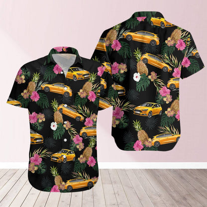 Ford Tropical Unisex Haváíais Aloha Aloha Léinte Shorts Haváís Gearr Muinchille Trá, Bronntanas Léine Haváís, Bronntanas Nollag