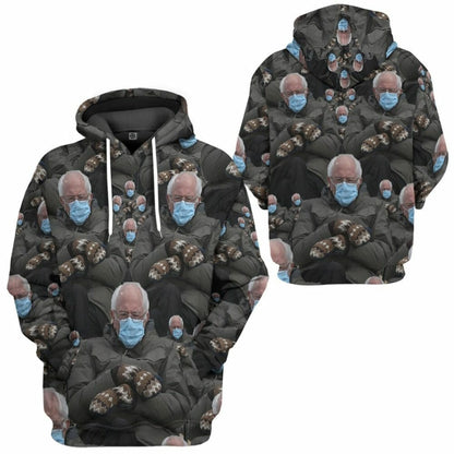 3D Cathaoirleach Bernie Sanders Custom Tshirt Hoodie Apparel