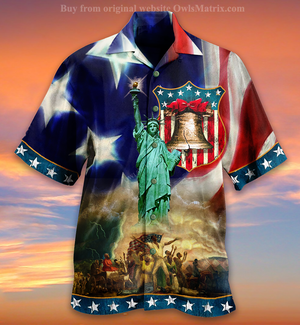 America Happy Day - Hawaiian Shirt, Hawaiian Shirt Gift, Christmas Gift