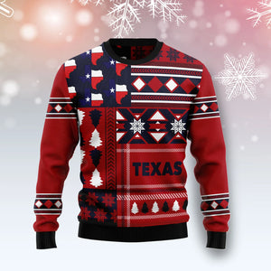 Texas Red Pattern TY0712 unisex womens & mens, couples matching, friends, funny family ugly christmas holiday sweater gifts,Christmas Ugly Sweater