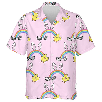 Bogha Báistí an Earraigh le Coinín Coinín Agus Léine Gleoite Haváís sicín, Bronntanas Léine Haváís, Bronntanas Nollag