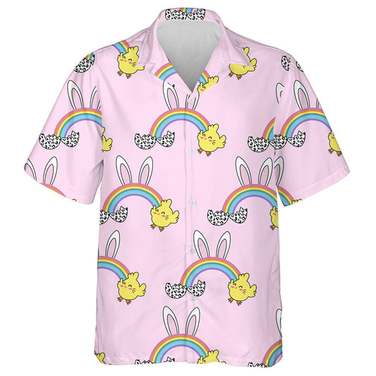 Bogha Báistí an Earraigh le Coinín Coinín Agus Léine Gleoite Haváís sicín, Bronntanas Léine Haváís, Bronntanas Nollag