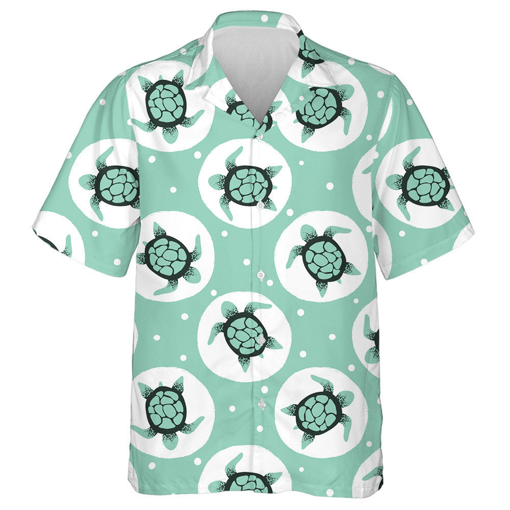 Turtar Mara Bána Agus Sliogáin Ar Léine Dark Haváís Gorm, Bronntanas Léine Haváíais, Bronntanas Nollag