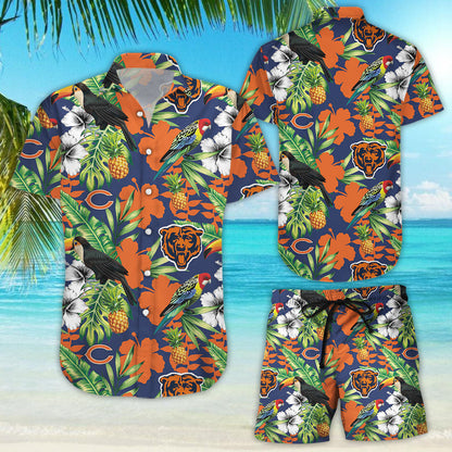 Chicago Bears Nfl Hawaiian Shirt_Hawaiian Shirt Gift, Christmas Gift