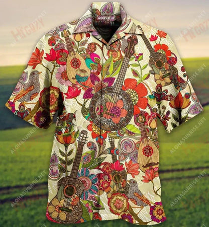 Music Is A Journey - Americana Is Getting Lost Unisex Hawaiian Shirt Vacation Short Sleeve Vintage Hawaiian Shirts Hawaiian Shirts For Women, Hawaiian Shirt Gift, Christmas Gift