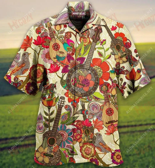 Music Is A Journey - Americana Is Getting Lost Unisex Hawaiian Shirt Vacation Short Sleeve Vintage Hawaiian Shirts Hawaiian Shirts For Women, Hawaiian Shirt Gift, Christmas Gift
