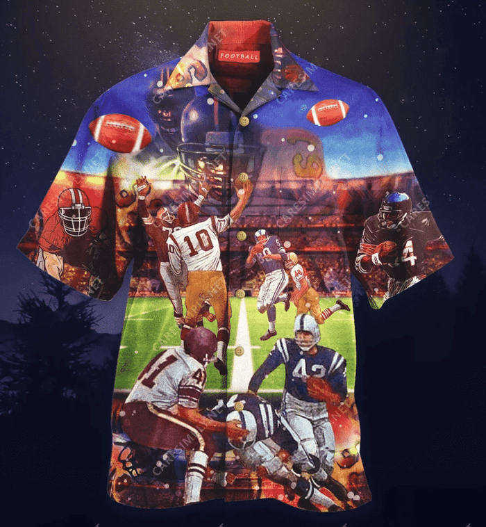 Amazing Football Match Background Hawaiian Shirt, Hawaiian For Gift