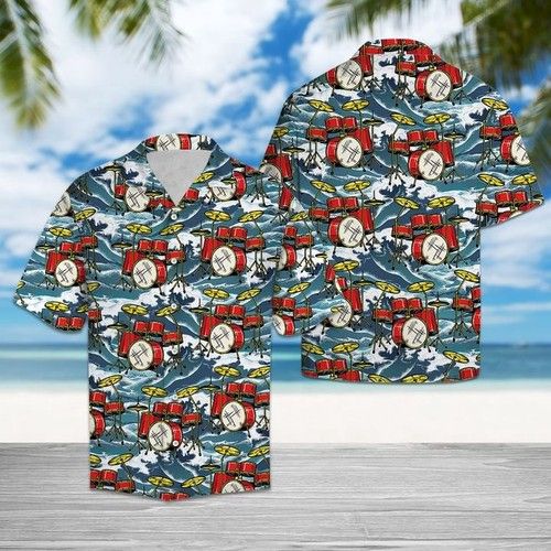 Drums For Summer Hawaiian Shirt Summer_Hawaiian Shirt Gift, Christmas Gift