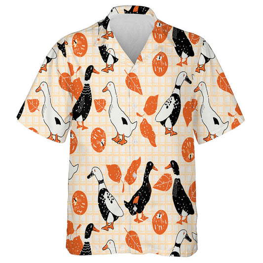 Cúlra Checkered Lacha Cartúin Agus Úlla Léine Haváís, Haváise le haghaidh Bronntanais