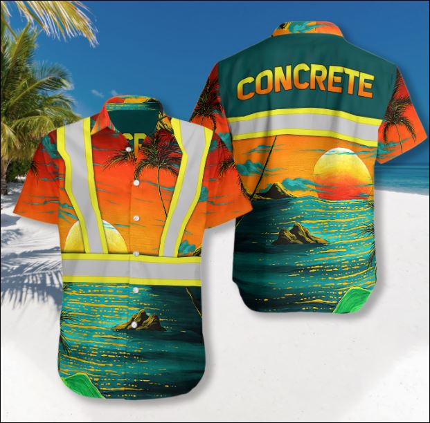 Concrete Hawaiian Shirt, Hwaiian For Gift
