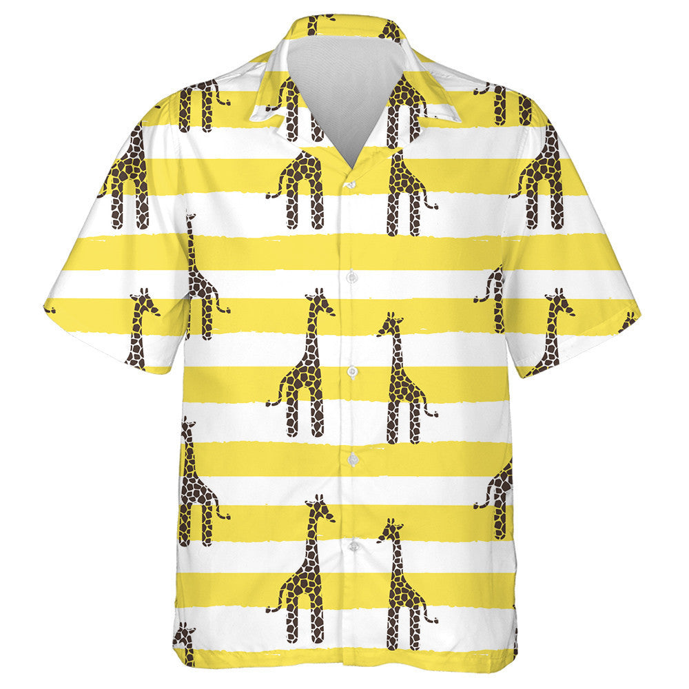 Péinteáil Patrún Sioráf Leanbh Buí Agus Bán Stráice Léine Haváís, Bronntanas Léine Haváís, Bronntanas Nollag