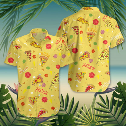 Pizza Summer Hawaiian Shirt, Hawaiian Shirt Gift, Christmas Gift