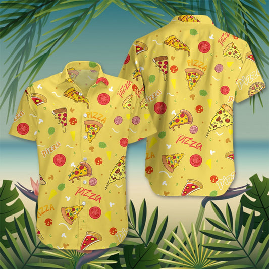 Pizza Summer Hawaiian Shirt, Hawaiian Shirt Gift, Christmas Gift