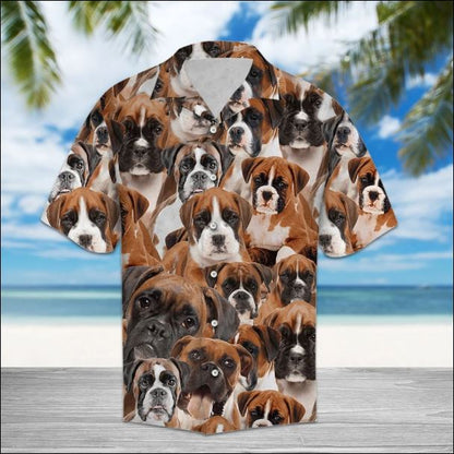 Boxer Hawaiian Shirt â€“ Dnstyles,Hawaiian Shirt Gift, Christmas Gift