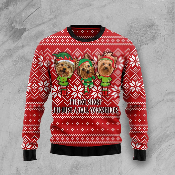 Yorkie Not Short Ugly Christmas Sweater, Christmas Gift,Gift Christmas 2024