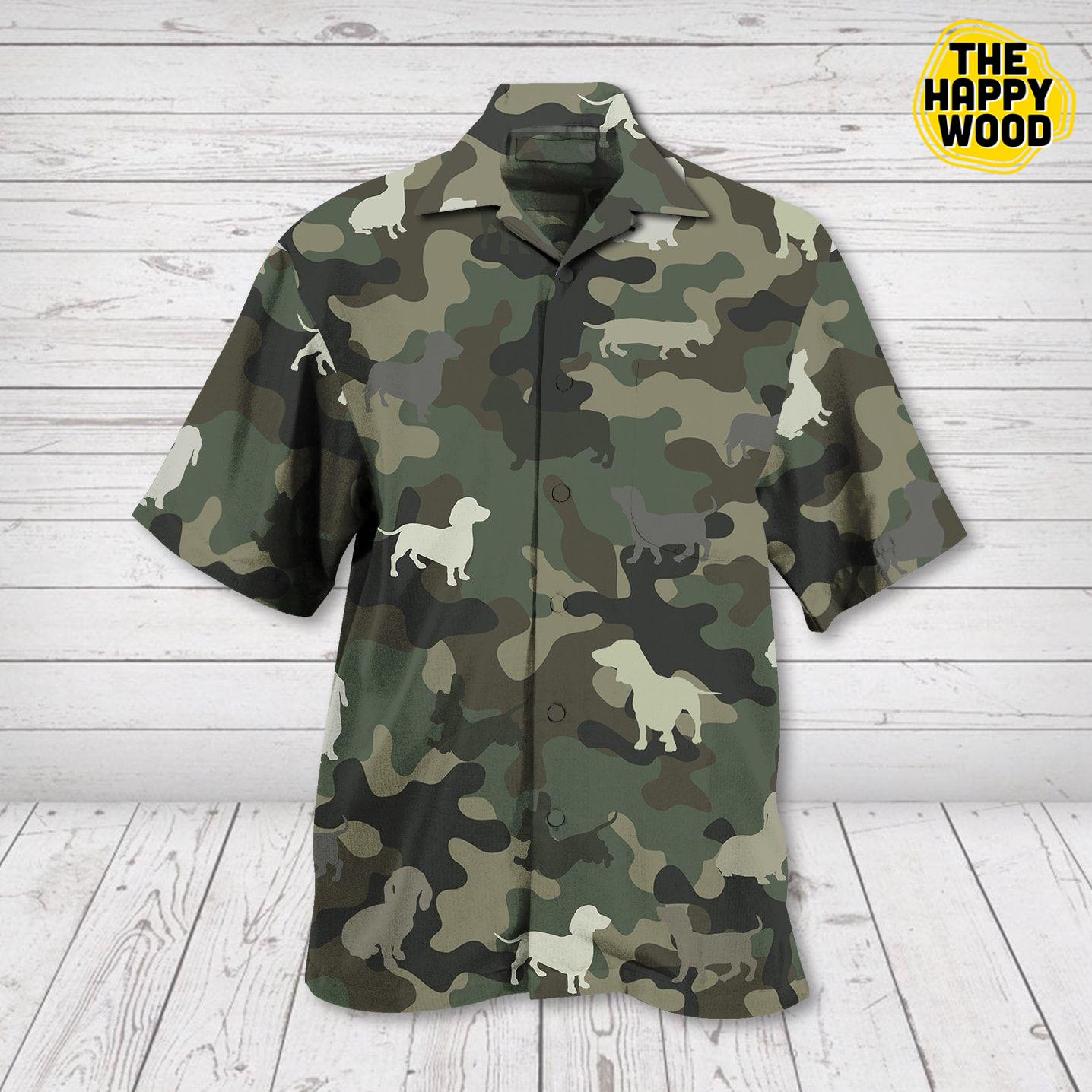 Dachshund Army Hawaiian Hawaii Shirt, Hwaiian For Gift