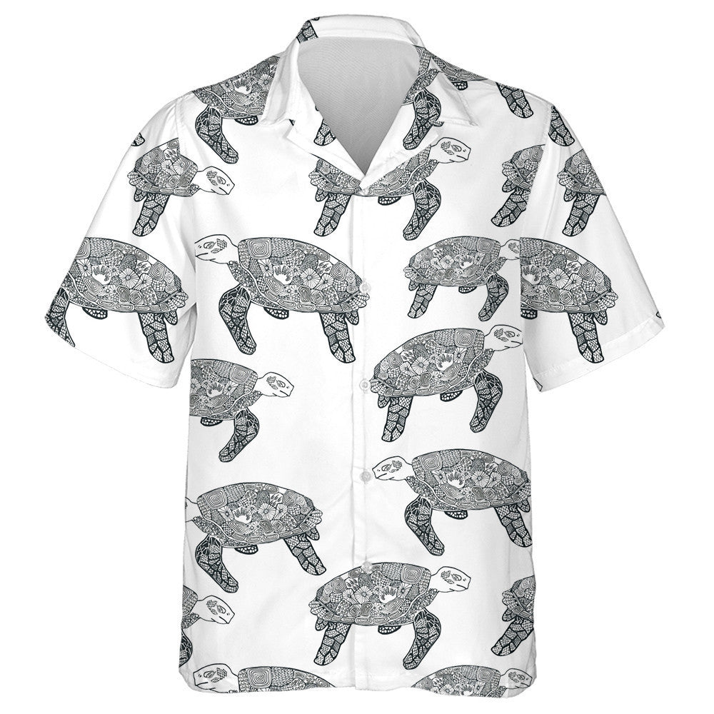 Lámh-tharraingt Eitneach le Turtar Léine Haváís Dubh Agus Bán, Bronntanas Léine Haváís, Bronntanas Nollag