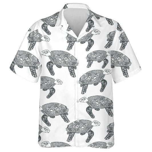 Lámh-tharraingt Eitneach le Turtar Léine Haváís Dubh Agus Bán, Bronntanas Léine Haváís, Bronntanas Nollag