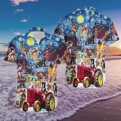 Réinfhianna Feirme Agus Daidí na Nollag ar Léine Haváí na Nollag, Bronntanas Léine Haváise, Bronntanas Nollag