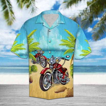 Great Gift For Motorcycle Lovers Aloha Island Hawaiian Shirt, Hawaiian Shirt Gift, Christmas Gift