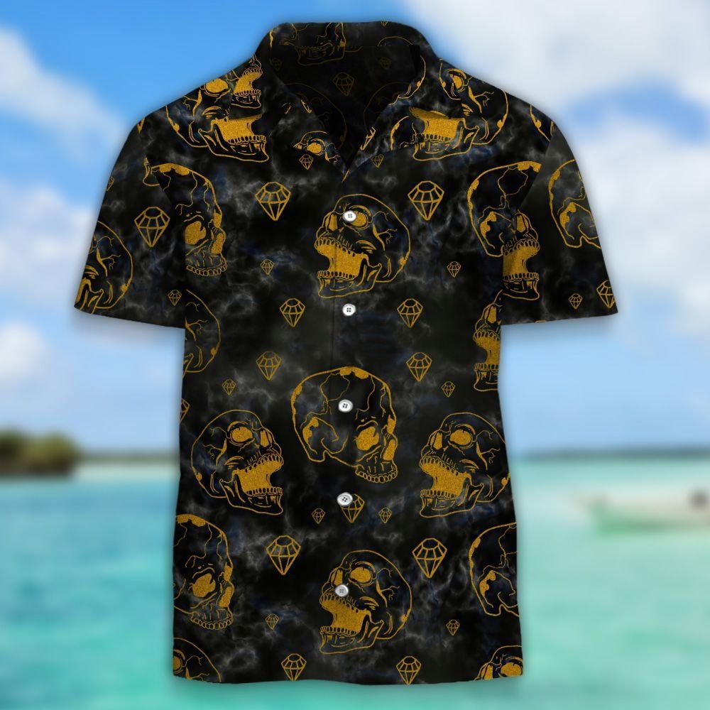 Cloigeann Órga Agus Diamaint Léine Aloha Haváís Léine Ghearr Trá Haváíais Shorts Shorts, Bronntanais Léine Haváí, Bronntanas Nollag