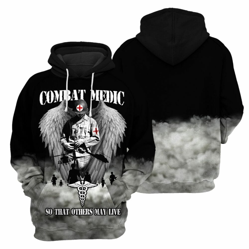 Combat Medic - 3D All Over Printed Shirt Tshirt Hoodie Apparel