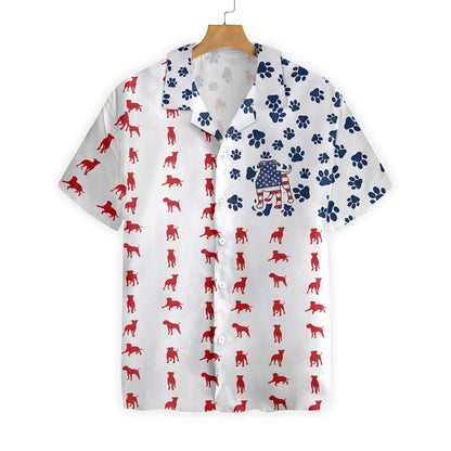 Bulldogs American Flag Hawaiian Shirt ,Hawaiian Shirt Gift, Christmas Gift