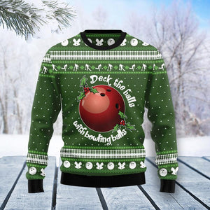 Bowling Ball Ugly Christmas Sweater, Christmas Ugly Sweater,Christmas Gift,Gift Christmas 2022