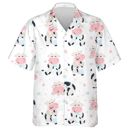 Tá Bó Babaí gleoite ag ól bainne Léine Haváís, Bronntanas Léine Haváí, Bronntanas Nollag