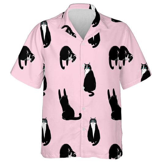 Cait Dubha Le Súile Glasa Ar Chúlra Bándearg Léine Haváís, Bronntanas Léine Haváíais, Bronntanas Nollag