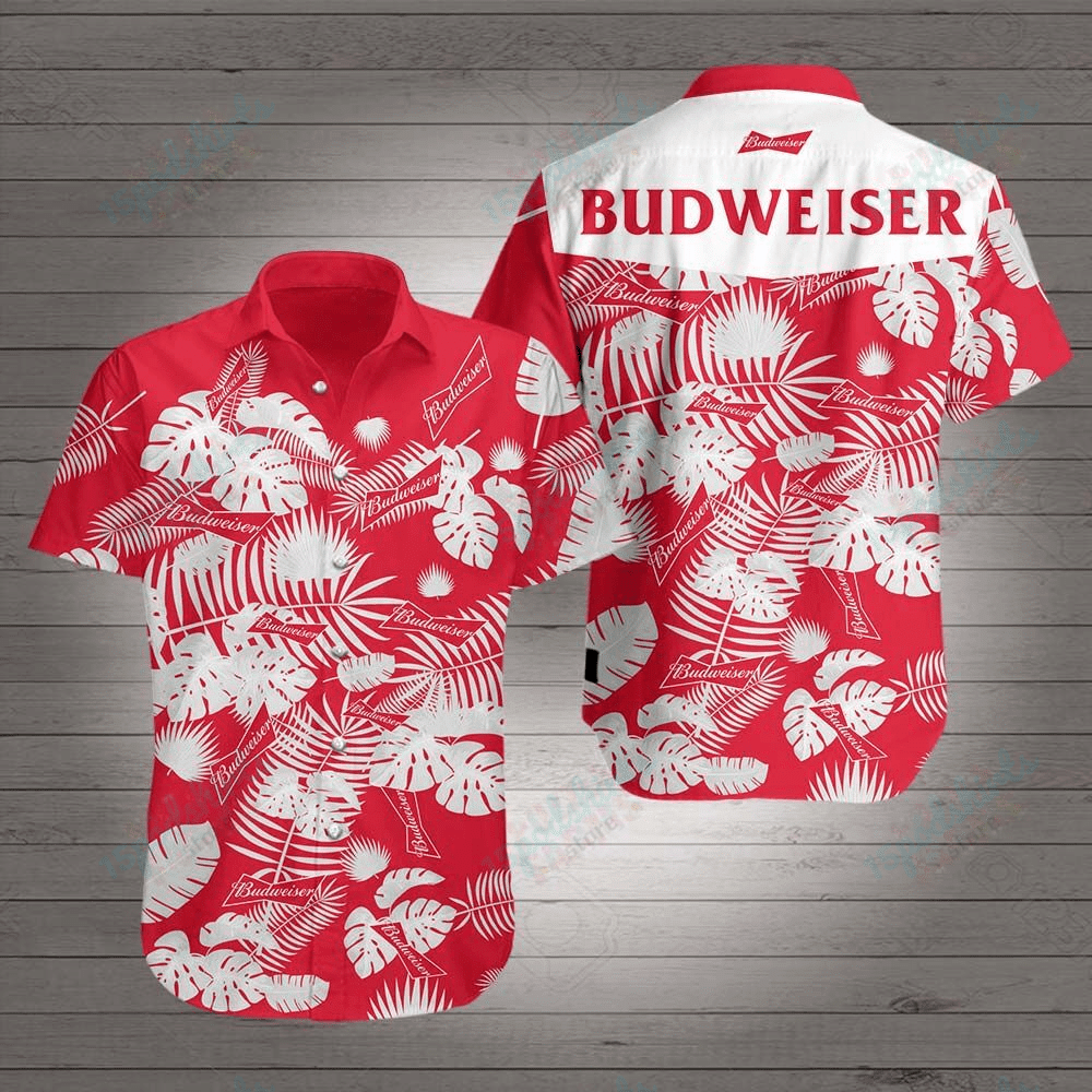 Budweiser Style 3 Hawaiian Shirt,Hawaiian Shirt Gift, Christmas Gift