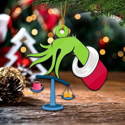 Ornáid Grinch Boilscithe 2022 - Maisiú Nollag Grinch, Bronntanas Ornáide Nollag, Bronntanas Nollag, Maisiú Nollag