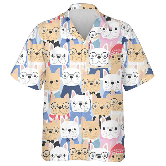 Style French Bulldog Dog In Gentleman Costume Hawaiian Shirt, Hawaiian Shirt Gift, Christmas Gift
