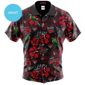 Essendon Bombers Adult Hawaiian Shirt_Hawaiian Shirt Gift, Christmas Gift