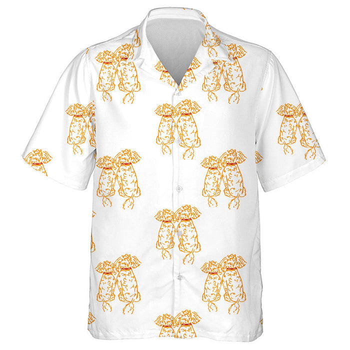 Adorable Poodles Light Brown Toy Dog Hawaiian Shirt, Hawaiian Shirt Gift, Christmas Gift