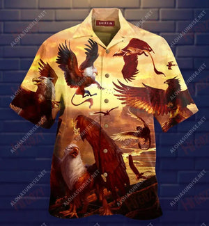 Ambitious Griffin Short Sleeve Shirt Hobbies Short Sleeve Best Hawaiian Shirts Hawaiian Shirts For Women, Christmas Gift