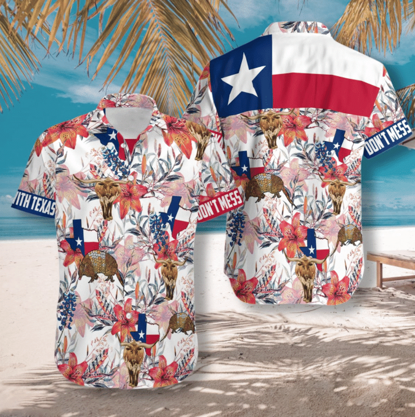 Flag Texas Peace Crazy Background Design Hawaiian Shirt,Hawaiian Shirt Gift, Christmas Gift