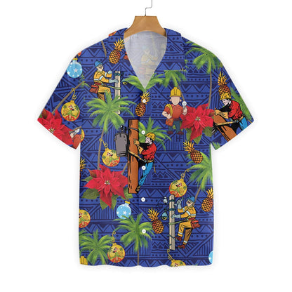 Proud To Be A Lineman Design Hawaiian Shirt,Hawaiian Shirt Gift, Christmas Gift
