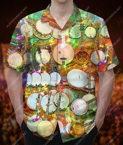 The Banjo Am The Instrument For Me Unisex Hawaiian Shirt Hobbies Short Sleeve Vintage Hawaiian Shirts Funny Hawaiian Shirts, Hawaiian Shirt Gift, Christmas Gift